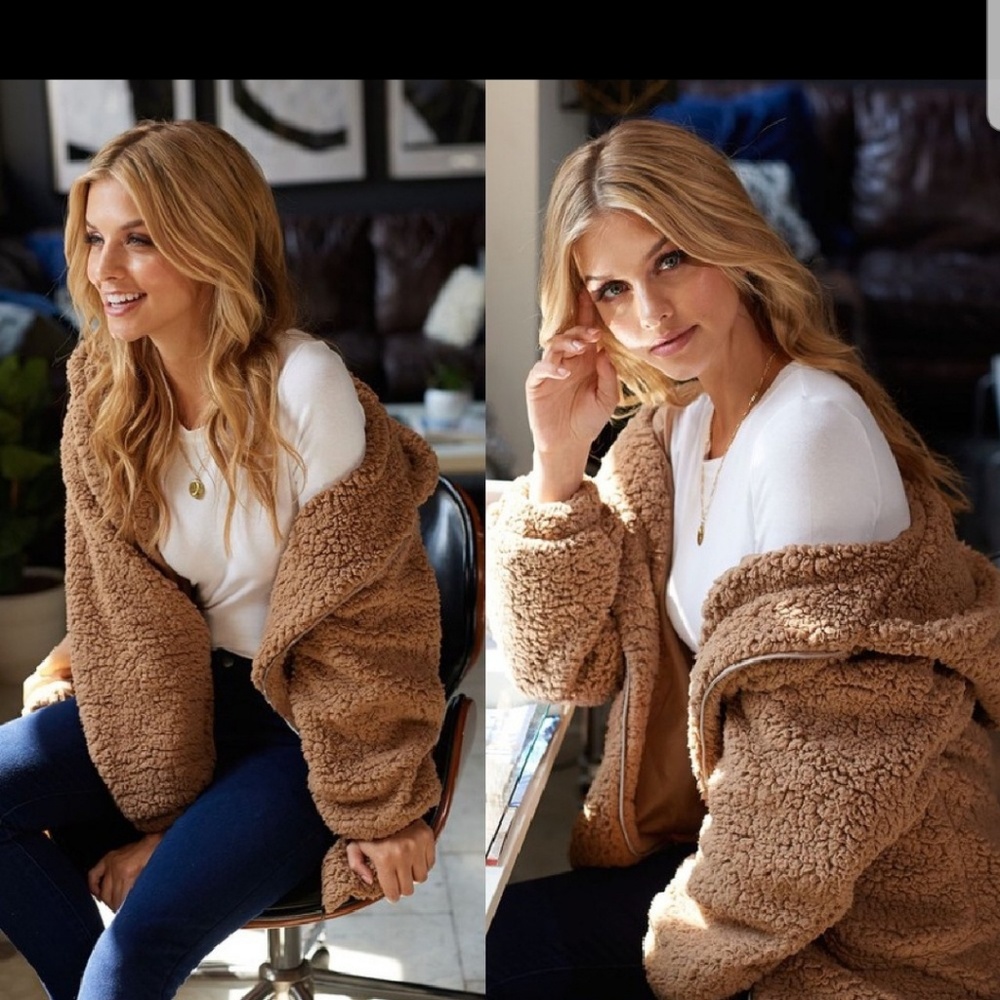 🆕️//The Becky/ Teddy hoodie Jacket